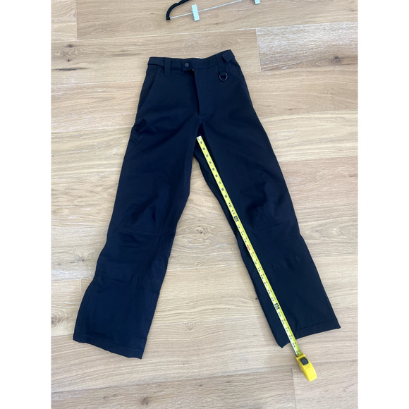 L.L.Bean kids snow pants shell black sz 14 TEK gator & zipper at hem unisex - Picture 11 of 11